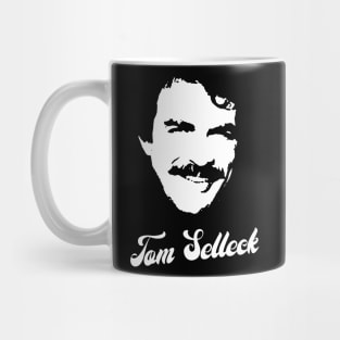 Tom Selleck pop art portrait Mug